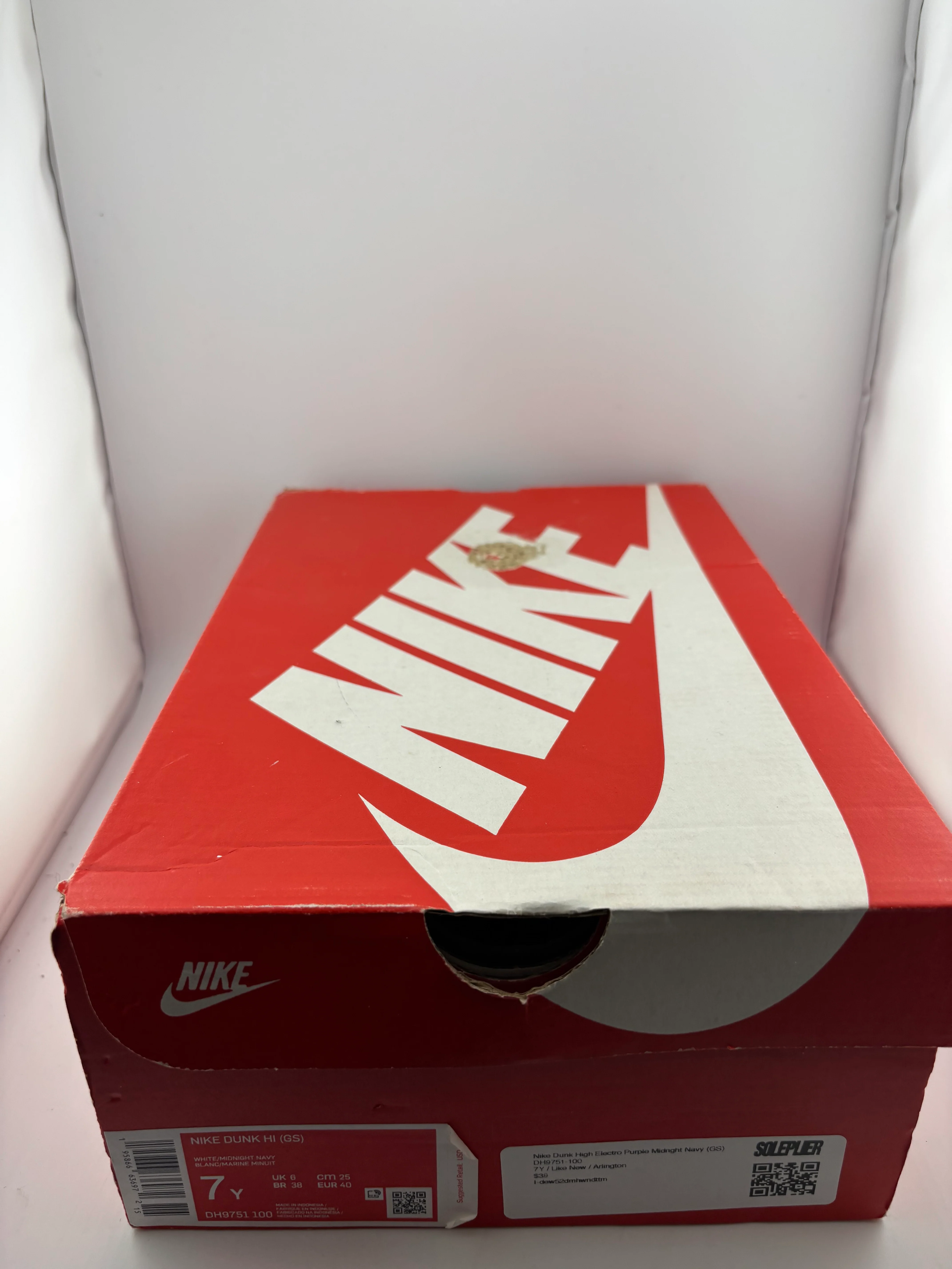 Nike Dunk High Electro Purple Midnght Navy (GS) - Joey Sneakers