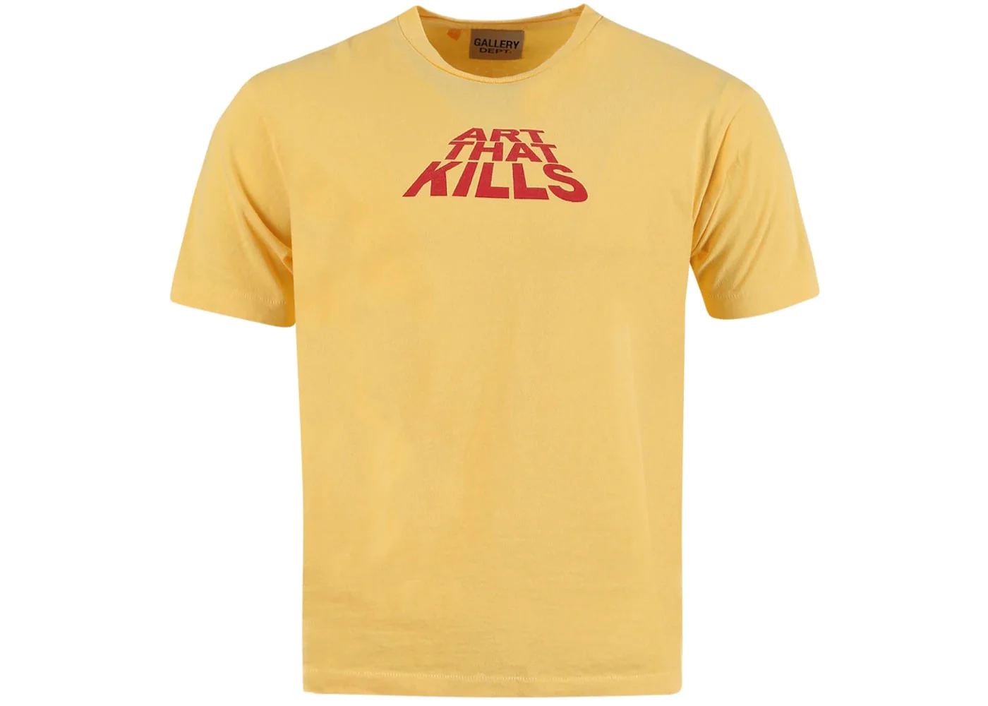 Gallery Dept. Art That Kills Logo T-Shirt Yellow - Joey Sneakers
