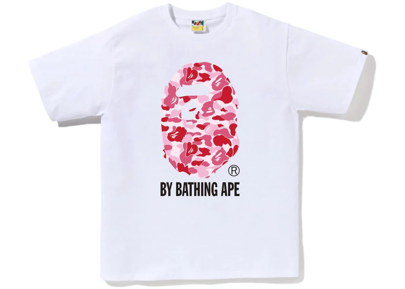 BAPE ABC Camo By Bathing Ape Tee White/Pink - Joey Sneakers