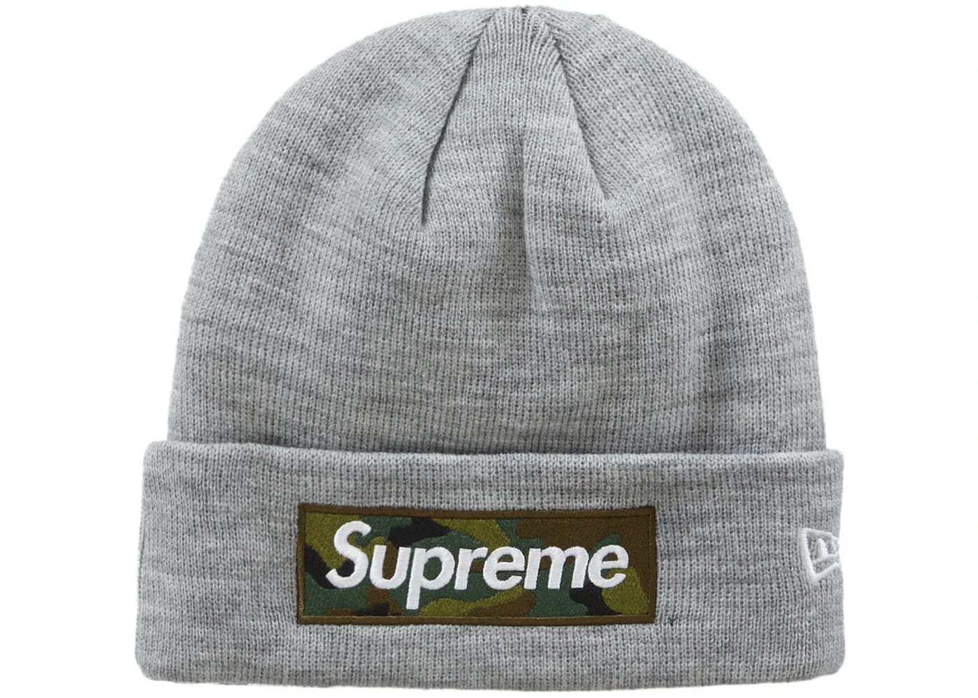 Supreme New Era Box Logo Beanie (FW23) Heather Grey - Joey Sneakers