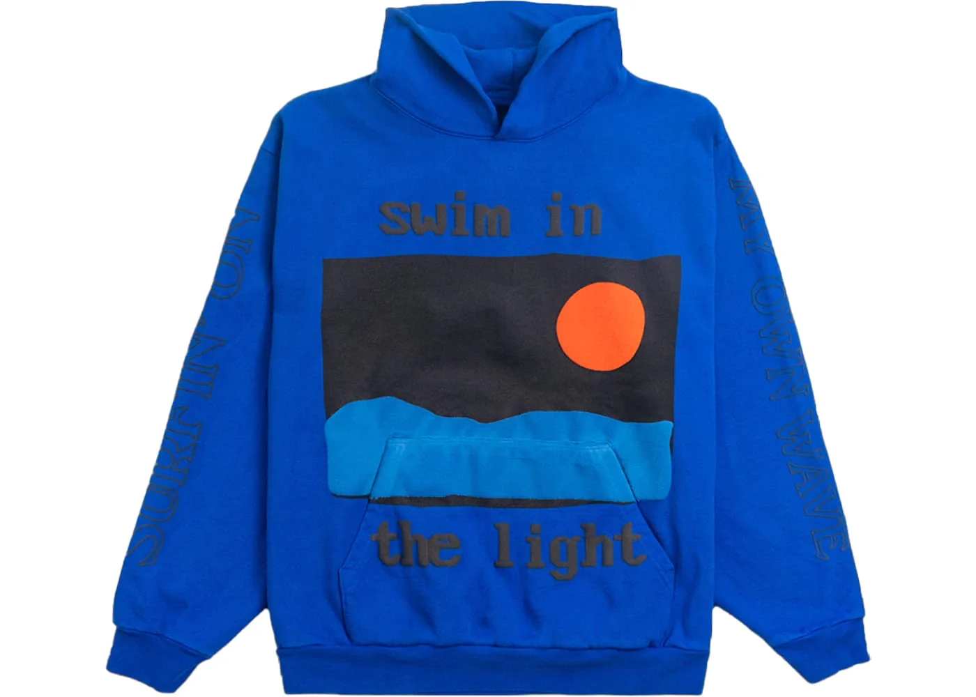 Kid Cudi Rolling Loud Swim In The Light Hoodie Blue - Joey Sneakers
