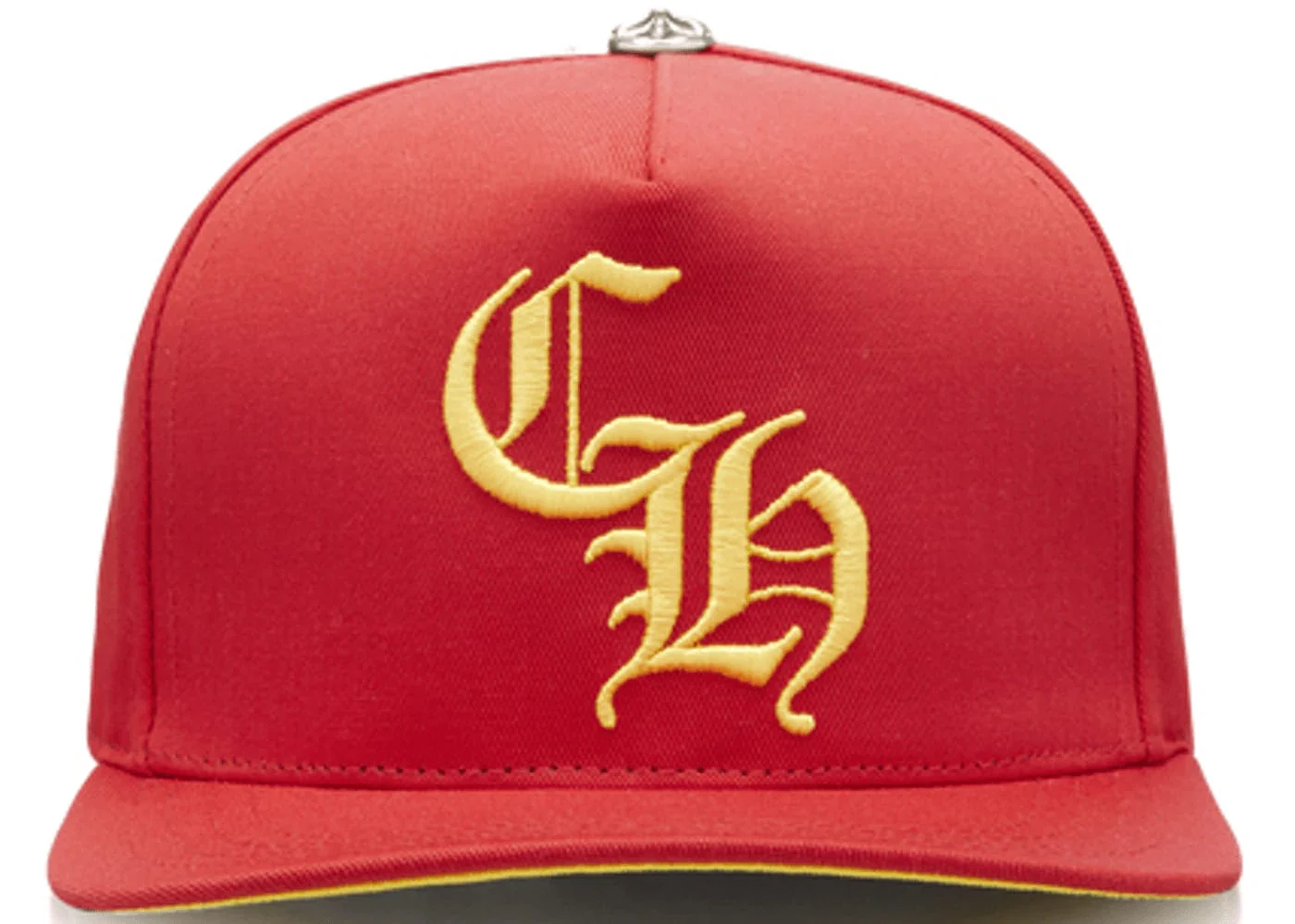 Chrome Hearts CH Silver Button Hat Red/Yellow - Joey Sneakers