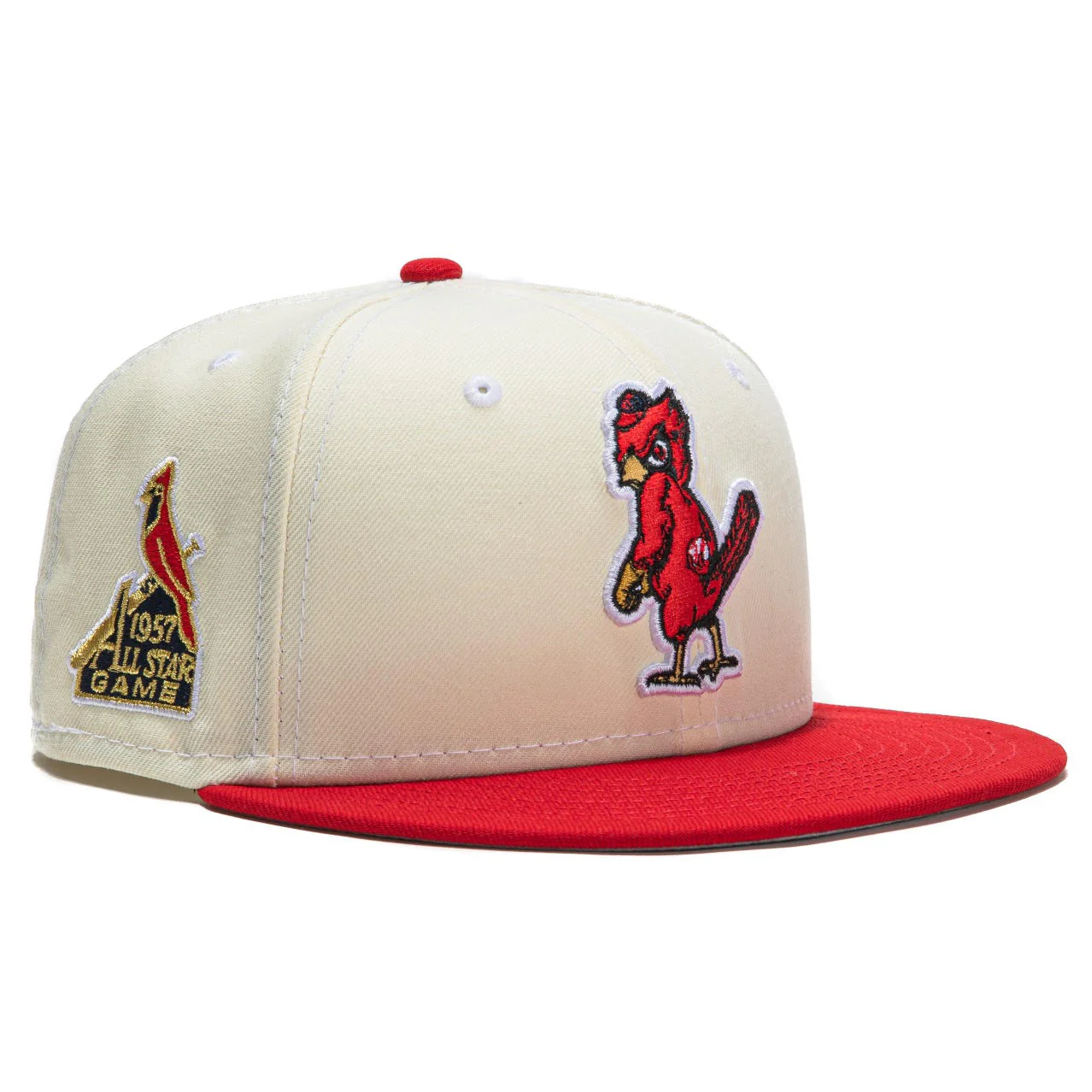 New Era Exclusive 59th White Dome St Louis Cardinals 1957 All Star Game Patch Hat - Joey Sneakers
