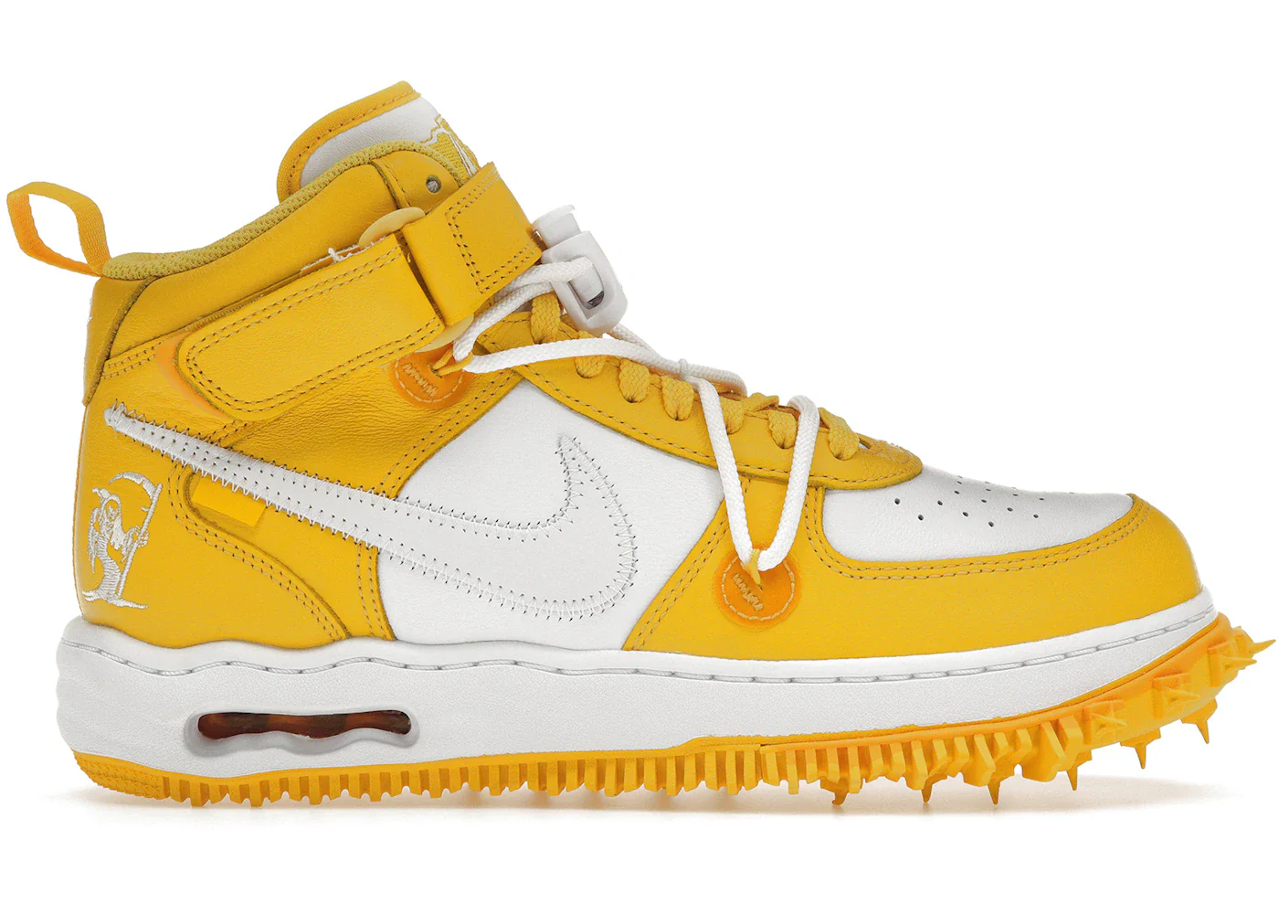 Nike Air Force 1 Mid SP Off-White Varsity Maize - Joey Sneakers