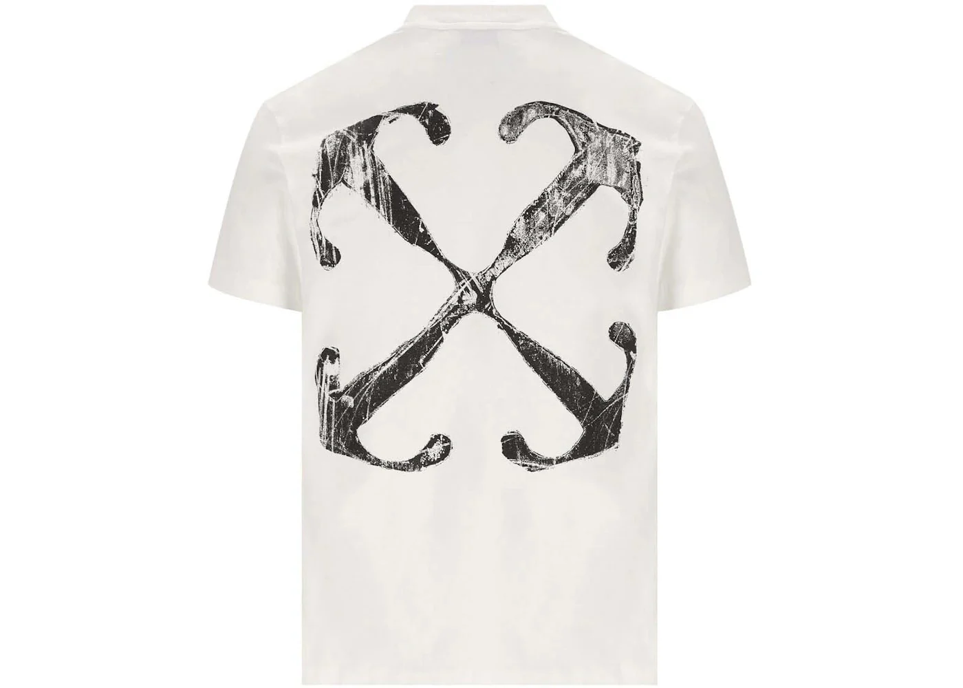 OFF-WHITE Scratch Arrow Slim Fit T-Shirt White - Joey Sneakers