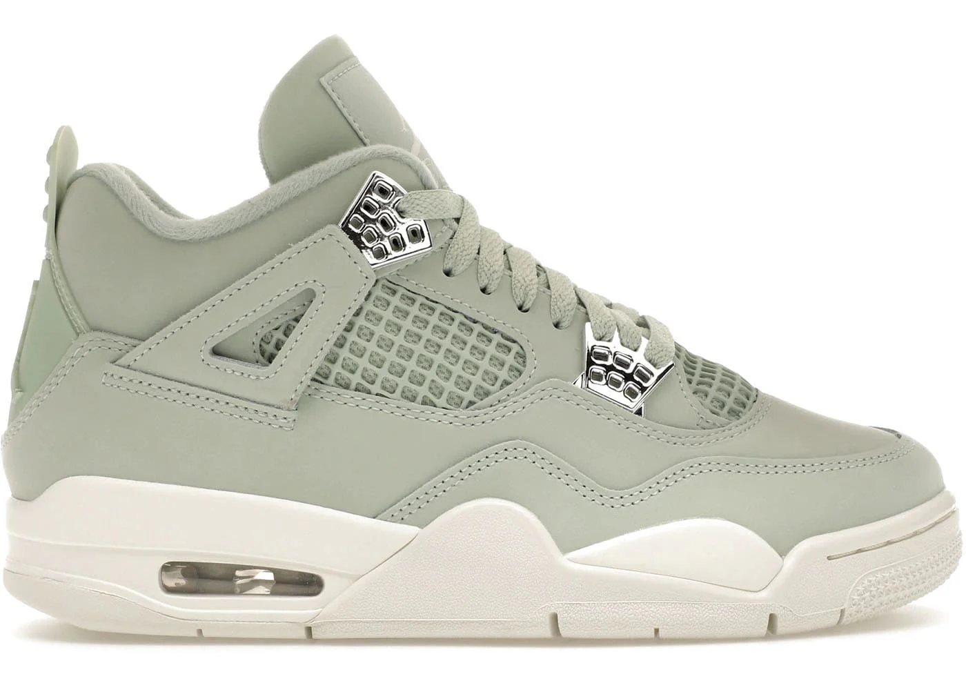 Jordan 4 Retro Abundance Seafoam Sail (Women's) - Joey Sneakers