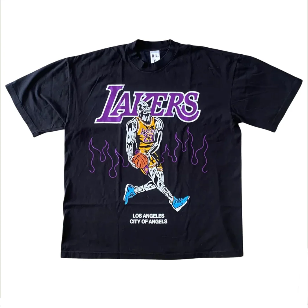Warren Lotas Lebron Flames Lakers Tee - Joey Sneakers